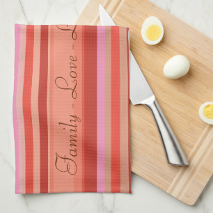 Linge De Cuisine Bande décorative de corail