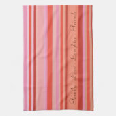Linge De Cuisine Bande décorative de corail (Vertical)