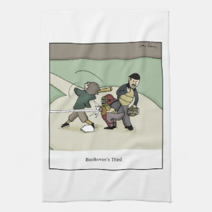 Linge De Cuisine Bande dessinée de Beethoven la troisième