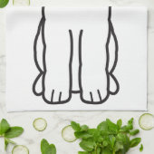Linge De Cuisine Bande dessinée de chien de Goldendoodle (Plié)