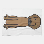 Linge De Cuisine Bande dessinée de chien de Rhodesian Ridgeback (Horizontal)