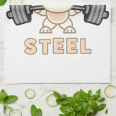 Linge De Cuisine Bande dessinée de lapin de séance d'entraînement - (Plié)