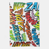 Linge De Cuisine Bande dessinée Pop Art Sounds (Vertical)