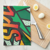 Linge De Cuisine Bande dessinée Pop Art SPLAT (Quart Plié)