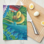 Linge De Cuisine Bande géniale de dinosaure (Quart Plié)