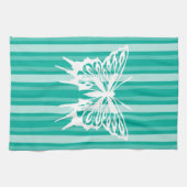 Linge De Cuisine Bande victorienne avec papillon (Horizontal)