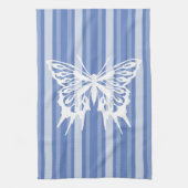 Linge De Cuisine Bande victorienne du Danube avec papillon (Vertical)