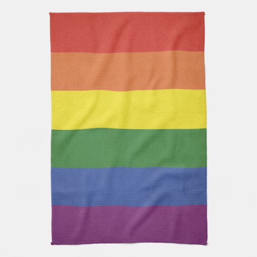 Linge De Cuisine Bandes arc-en-ciel (Vertical)