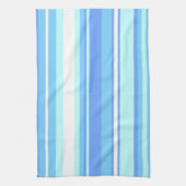 Linge De Cuisine Bandes bleu ciel (Vertical)