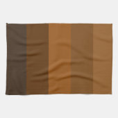Linge De Cuisine Bandes Brown rustiques (Horizontal)