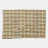 Linge De Cuisine Bandes Chic Plaid Or (Horizontal)