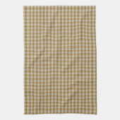 Linge De Cuisine Bandes Chic Plaid Or (Vertical)