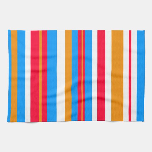 Linge De Cuisine bandes colorées (Horizontal)