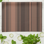 Linge De Cuisine Bandes de chocolat (Plié)