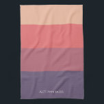 Linge De Cuisine Bandes de couleur automne -<br><div class="desc">Découvrez la chaleur de l'automne avec notre serviette de cuisine 'Autumn Bliss'. Dotées de bandes Viola Purple,  Rose Dusky,  Terra Cotta et Caramel Powder,  ces serviettes haut de gamme offrent un confort luxueux,  une durabilité et une touche d'élégance saisonnière. Levez votre décor de cuisine cet automne.</div>