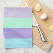 Linge De Cuisine Bandes de couleurs Unicorne (Quart Plié)