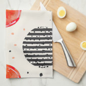 Linge De Cuisine Bandes de tranches de citron bold (10) (Quart Plié)