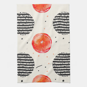Linge De Cuisine Bandes de tranches de citron bold (10)