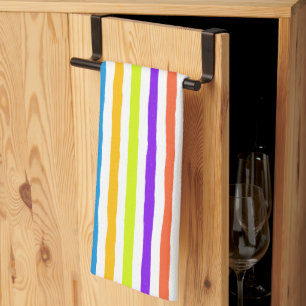 Linge De Cuisine Bandes dessinées à la main dans des couleurs pop a