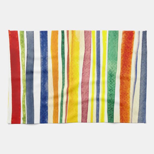 Linge De Cuisine bandes d'été (Horizontal)