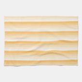 Linge De Cuisine Bandes d'ombre jaune (Horizontal)