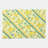 Linge De Cuisine Bandes et fleurs (Horizontal)