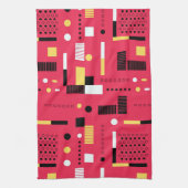 Linge De Cuisine Bandes géométriques Polka (Vertical)