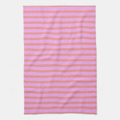 Linge De Cuisine Bandes géométriques roses (Vertical)