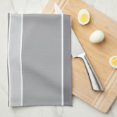 Linge De Cuisine Bandes grises (Quart Plié)