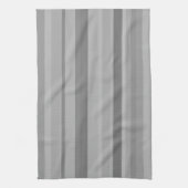 Linge De Cuisine Bandes horizontales grises (Vertical)