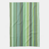 Linge De Cuisine Bandes horizontales vert olive (Vertical)