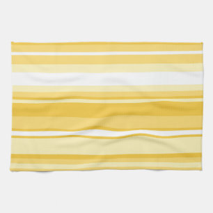 Linge De Cuisine Bandes jaunes