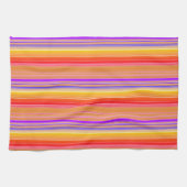 Linge De Cuisine Bandes multicolores (Horizontal)