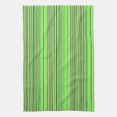 Linge De Cuisine Bandes multicolores de chaux (Vertical)