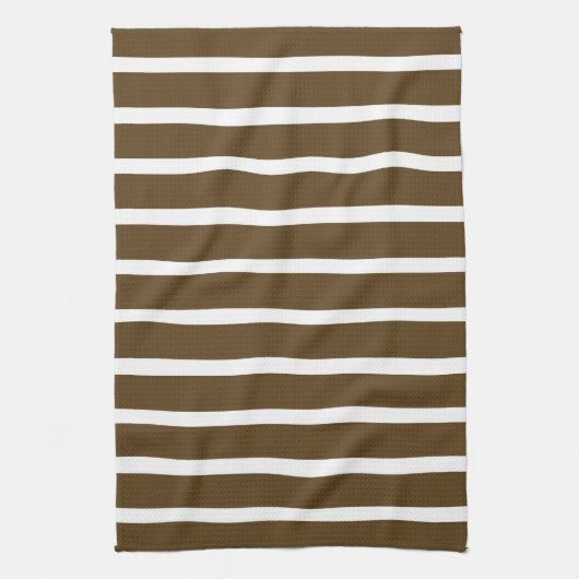 Linge De Cuisine Bandes neutres de Pecan (Vertical)