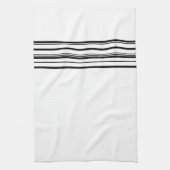 Linge De Cuisine Bandes noires (Vertical)