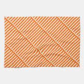Linge De Cuisine Bandes orange (Horizontal)