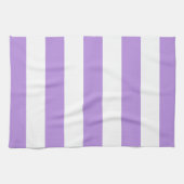 Linge De Cuisine Bandes pourpres, Blancs, Motif rayé (Horizontal)