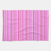 Linge De Cuisine Bandes roses (Horizontal)
