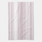 Linge De Cuisine Bandes roses à quartz rose (Vertical)