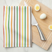 Linge De Cuisine Bandes super rétro (Quart Plié)