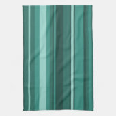 Linge De Cuisine Bandes turquoises (Vertical)
