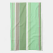 Linge De Cuisine Bandes vert pâle (Vertical)