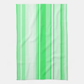 Linge De Cuisine Bandes vert printemps (Vertical)
