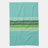 Linge De Cuisine Bandes VERTES (Vertical)