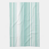 Linge De Cuisine Bandes vertes à la menthe (Vertical)