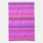 Linge De Cuisine Bandes verticales roses (Vertical)