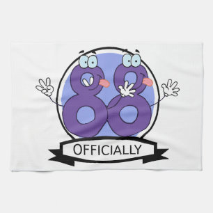Linge De Cuisine Bannière d'anniversaire officielle 88