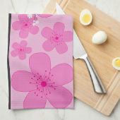 Linge De Cuisine Bannières de fleurs de cerisier (Quart Plié)