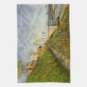 Linge De Cuisine Banques de Seine, Pont de Clichy par Vincent van G (Vertical)